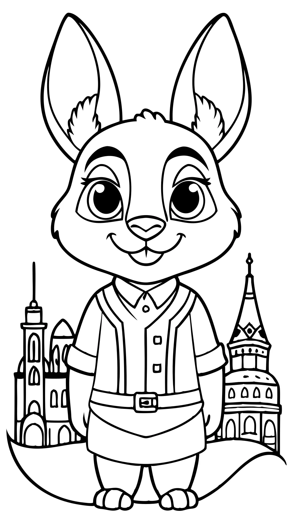 zootopia coloring pages